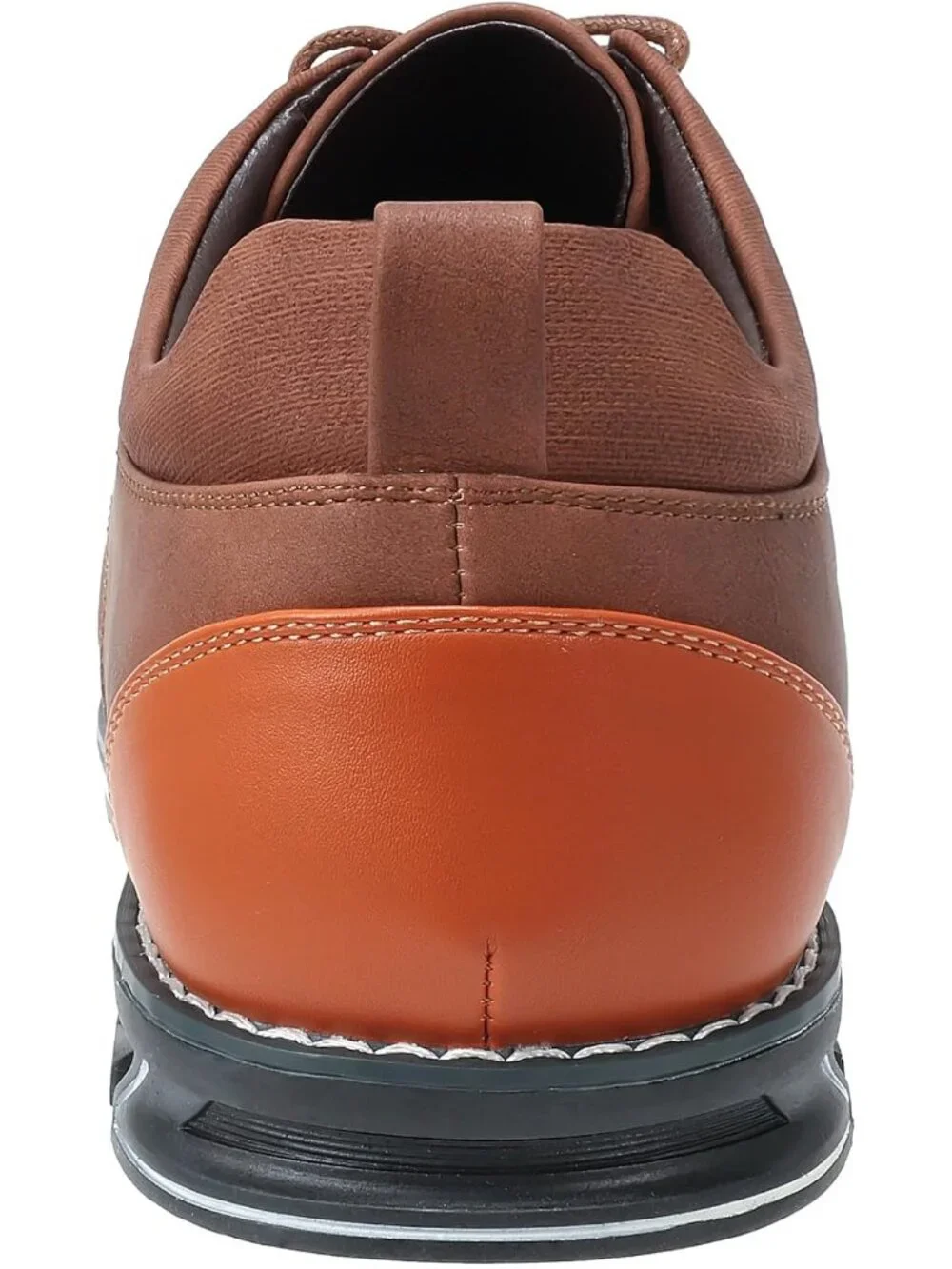 Men's Brown Wide Comfortable Lace-up Leather Business Orthopedic Oxford Shoes